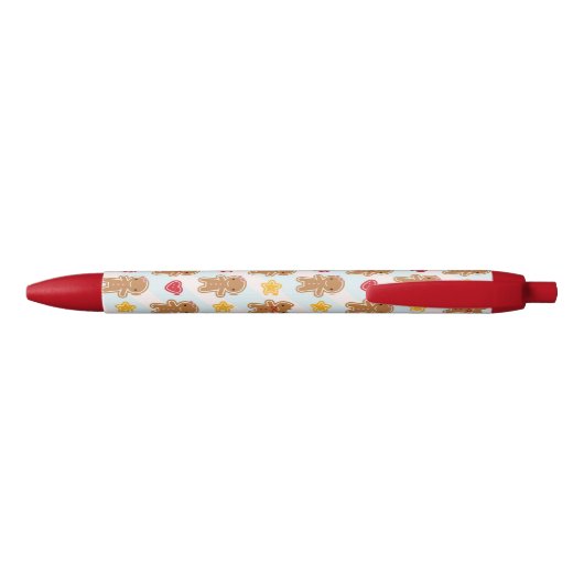 Cookie Cute Gingerbrood Men Zwarte Inkt Pen (Achterkant)