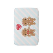 Cookie Cute Kawaii Gingerbrood Couple Badmat (Voorkant Verticaal)