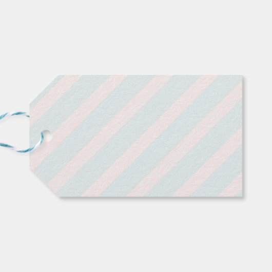 Cookie Cute Kawaii Gingerbrood Couple Cadeaulabel (Achterkant Horizontaal)