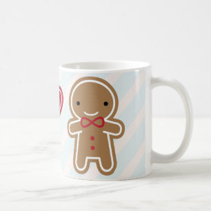 Cookie Cute Kawaii Gingerbrood Couple Koffiemok