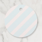 Cookie Cute Kawaii Gingerbrood Girl Bedankjes Labels (Achterkant)