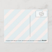 Cookie Cute Kawaii Gingerbrood Man Briefkaart (Achterkant)