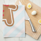 Cookie Cute Kawaii Gingerbrood Man Theedoek (Quarter Fold)