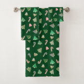 Cookie Cutout Patronen Style 2 Bad Handdoek (Insitu)