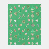 Cookie Cutout Patronen Style 2 Fleece Deken (Voorkant)