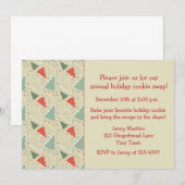Cookie Cutters, Cookie Exchange Invitation Kaart (Voorkant / Achterkant)