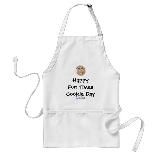 Cookie Day Apron Standaard Schort (Voorkant)
