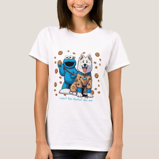 Cookie? De mijne! Monster? Ook de mijne! T-shirt (Voorkant)