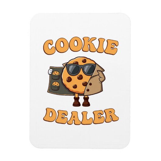 Cookie Dealer Grappig Bakken Magneet (Verticaal)