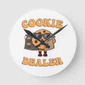 Cookie Dealer Grappig Bakken Ronde Klok (Voorkant)