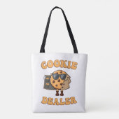 Cookie Dealer Grappig Bakken Tote Bag (Achterkant)