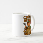 Cookie Dealer Mok | Grappige Elf Kerst Mok (Voorkant rechts)