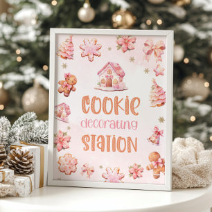 Cookie decoratie station Kerstmis Verjaardag