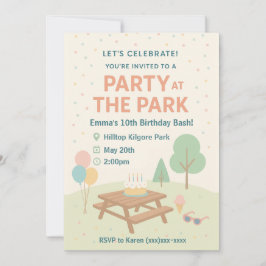 Cookie Decorating Birthday Invitation Kaart