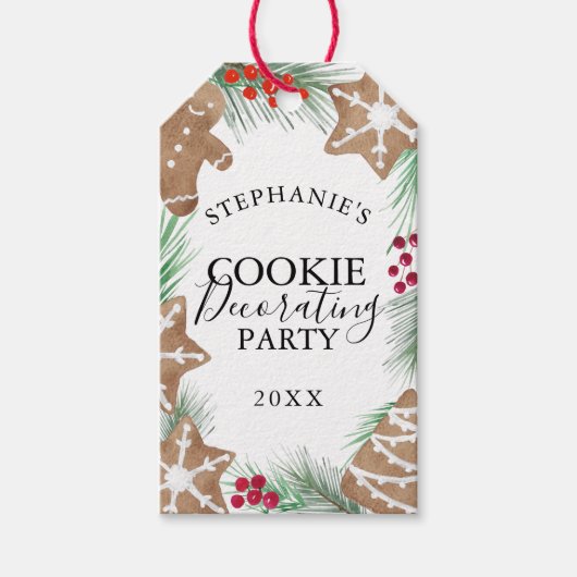 Cookie Decorating Party   Cadeaulabel (Voorkant)