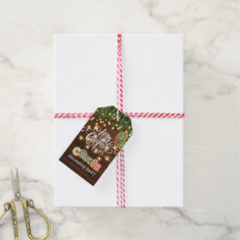 Cookie Decorating Party - Gepersonaliseerd kerstfe Cadeaulabel