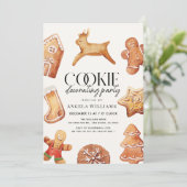 Cookie Decorating Party uitnodiging (Staand voorkant)