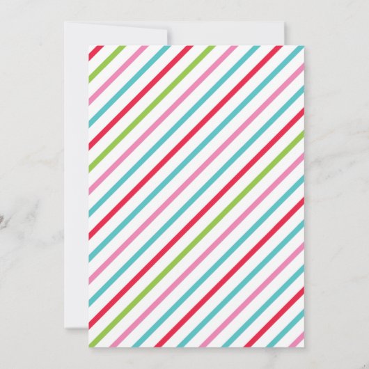 Cookie Decorating Party Uitnodiging Vakantiefeest (Achterkant)