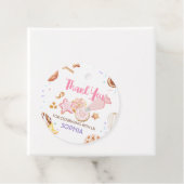 Cookie Decorating Verjaardagsfeestje Ronde Bedankjes Labels (In situ)