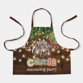 Cookie Decorting Kerstfeest Apron Schort (Voorkant)