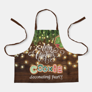 Cookie Decorting Kerstfeest Apron Schort