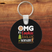 Cookie die kerstvakantie bakt Funny Sleutelhanger (Voorkant)