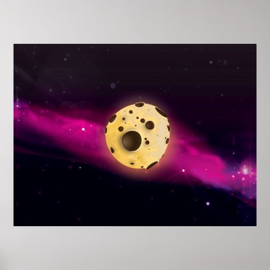 Cookie Dough Astroid Poster (Voorkant)