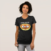 COOKIE DUSTER Snorhaar Humor Cartoon Kat T-shirt (Voorkant volledig)