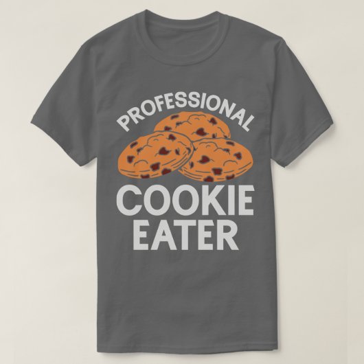 Cookie Eater Baker Baking Chocolate Cookies Lover T-shirt (Design voorkant)