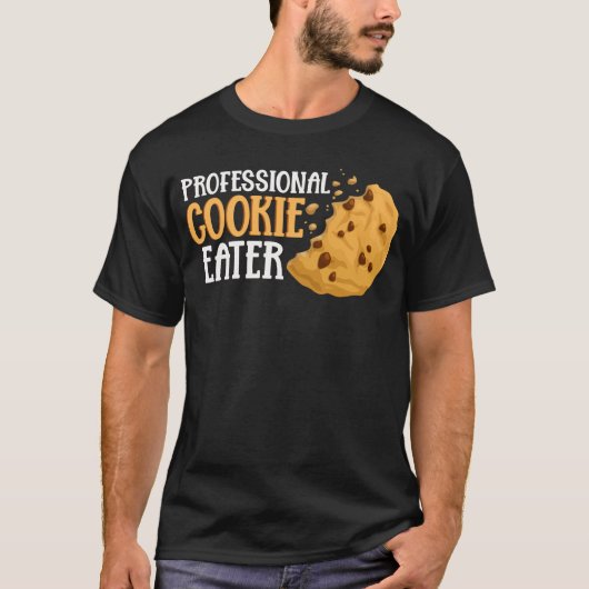 Cookie Eater Foodie Biscuit Lover T-shirt (Voorkant)
