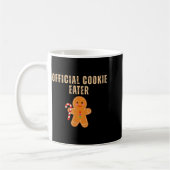 Cookie Eater Funny Christmas Couples Matching  Koffiemok (Links)