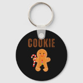 Cookie Eater Funny Christmas Couples Matching  Sleutelhanger (Voorkant)