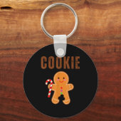 Cookie Eater Funny Christmas Couples Matching  Sleutelhanger (Voorkant)