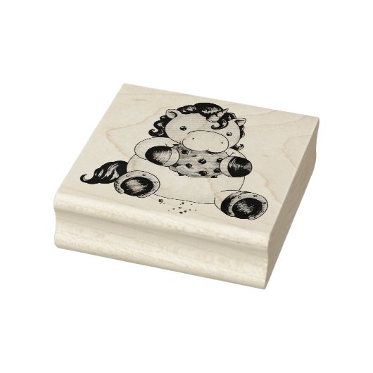 Cookie Eenhoorn Rubberstempel (Stempel)