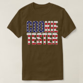 Cookie ester Chocolate Chip Baker Flag Kerstmis T-shirt (Design voorkant)