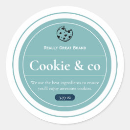 Cookie Etiketten, Yoghurt Etiketten, Etiketten Voo