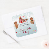 Cookie Exchange Bake Label Sjabloon Round Stickers (Envelop)