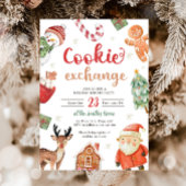 Cookie Exchange Baking Party Kerstvakantie Kaart