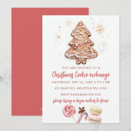 Cookie Exchange Christmas Party Kaart