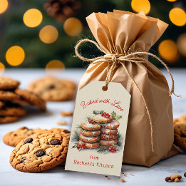Cookie Exchange Gepersonaliseerd Vakantie Bakken Cadeaulabel