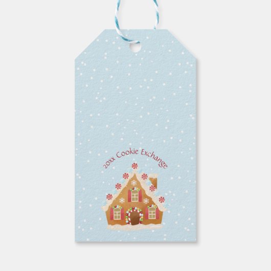  Cookie Exchange Gift Label Cadeaulabel (Achterkant)