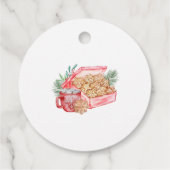 Cookie Exchange Holiday Bedankjes Labels (Achterkant)