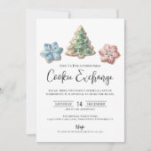 Cookie Exchange Holiday Christmas Party Kaart (Voorkant)