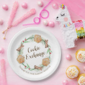 Cookie Exchange Holiday Papieren Bordje (Feest)