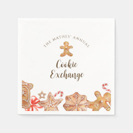 Cookie Exchange Holiday Party Napkins Servet