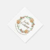 Cookie Exchange Holiday Party Servet (Hoek)