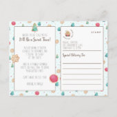 Cookie Exchange Kerst Party Budget Uitnodiging (Achterkant)