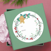 Cookie Exchange Kerst sticker