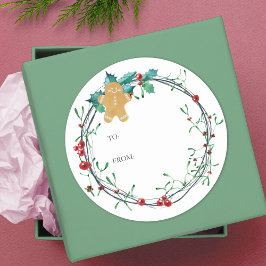 Cookie Exchange Kerst sticker