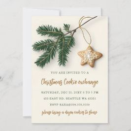 Cookie Exchange Kerstfeest Kaart
